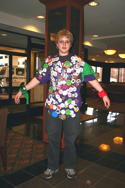 IMG_2821.JPG - Robert shows off his button collection.